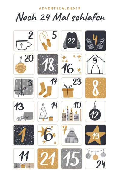 Postkarte Adventskarten, Motiv 02