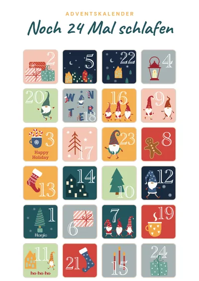 Postkarte Adventskarten, Motiv 05