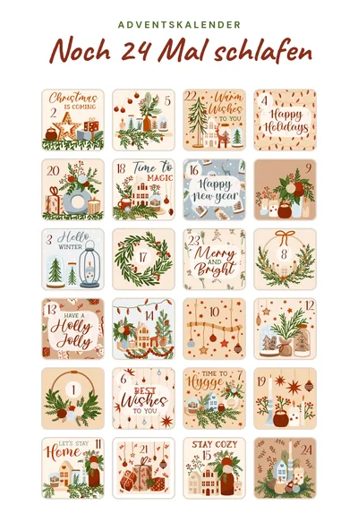 Postkarte Adventskarten, Motiv 07