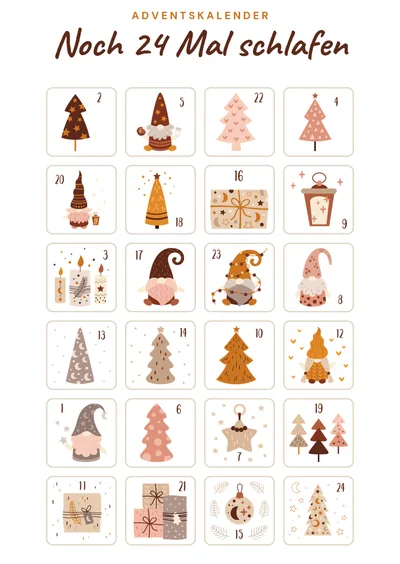 Postkarte Adventskarten, Motiv 08