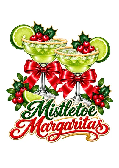 Postkarte Cocktail-Weihnacht, Motiv 01