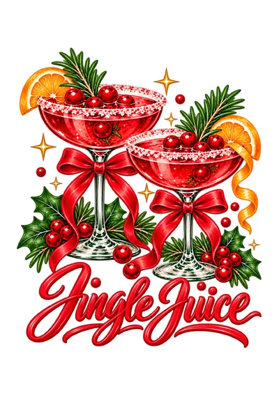 Postkarte Cocktail-Weihnacht, Motiv 03