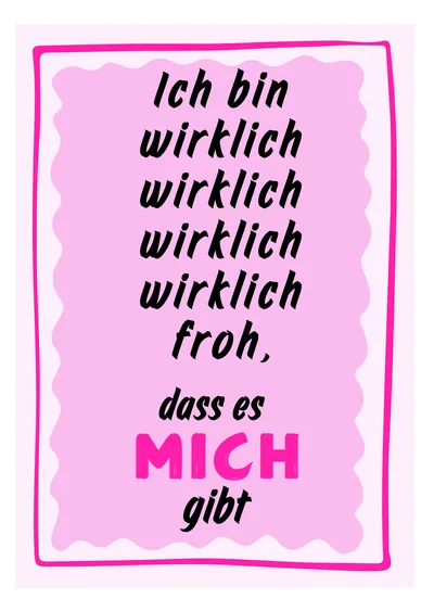 Postkarte Edition „Einfach Ich“, Motiv 09