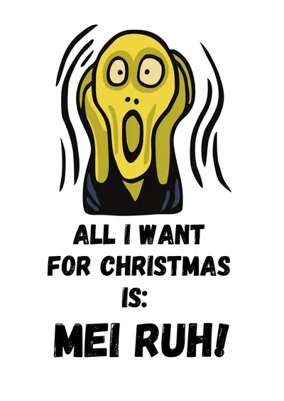 Postkarte Weihnachten mit Humor, Motiv 02