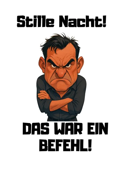 Postkarte Weihnachten mit Humor, Motiv 04