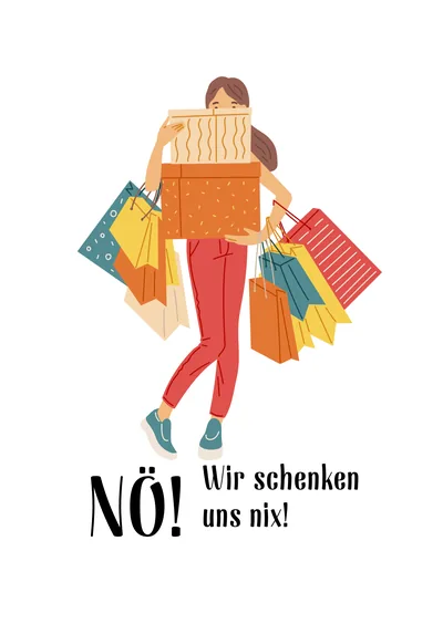 Postkarte Weihnachten mit Humor, Motiv 05