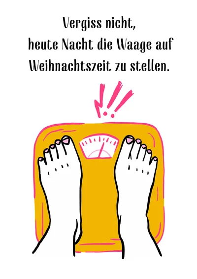 Postkarte Weihnachten mit Humor, Motiv 10